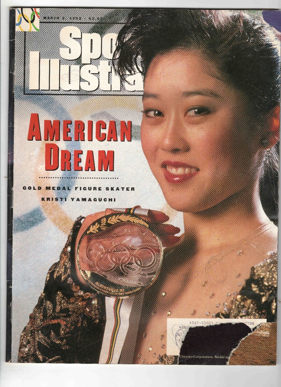 Mar 2 1992 Sports Illustrated Magazine Kristi Yamaguchi