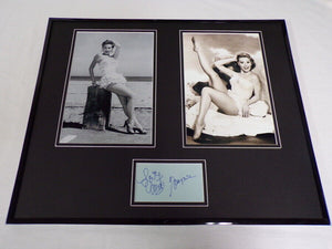 Mitzi Gaynor Signed Framed 16x20 Photo Set JSA 