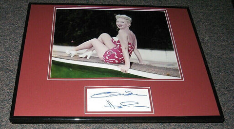 Celeste Holm Leggy Signed Framed 16x20 Poster Photo Display 