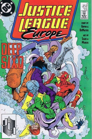 Justice League Europe #2 ORIGINAL Vintage 1989 DC Comics 