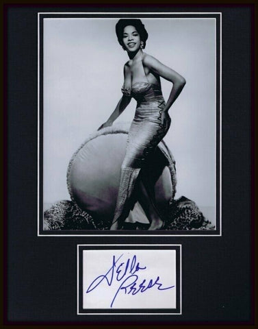 Della Reese Signed Framed 11x14 Photo Display Touched By An Angel