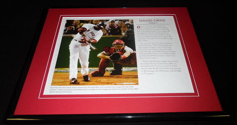 David Ortiz Big Papi Framed 11x14 Photo Display Red Sox