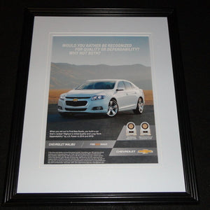 2015 Chevrolet Malibu Framed 11x14 ORIGINAL Advertisement B