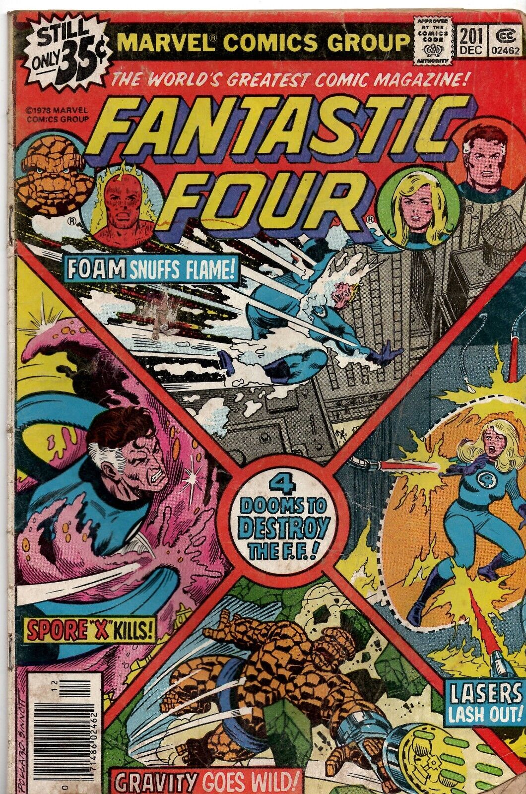 Fantastic Four #201 VINTAGE 1978 Marvel Comics