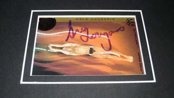 Greg Louganis Signed Framed 11x17 Photo Display 