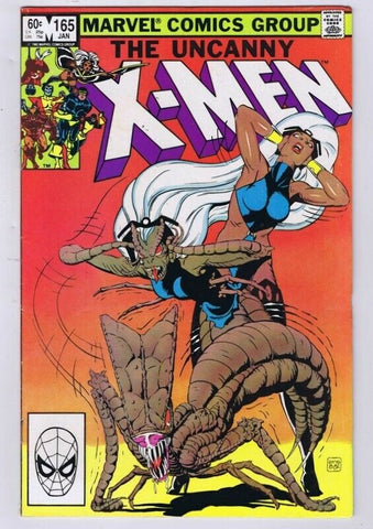 X Men #165 ORIGINAL Vintage 1982 Marvel Comics Storm