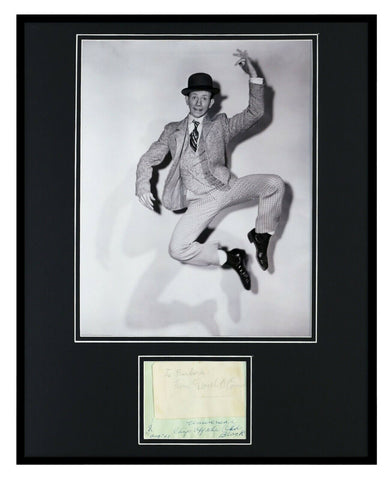 Donald O'Connor Signed Framed 16x20 Photo Display Singin in the Rain