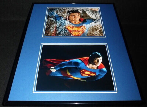 Superman Christopher Reeve Framed 16x20 Photo Display 