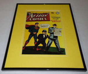 Action Comics #100 Framed 11x14 Repro Cover Display Superman 