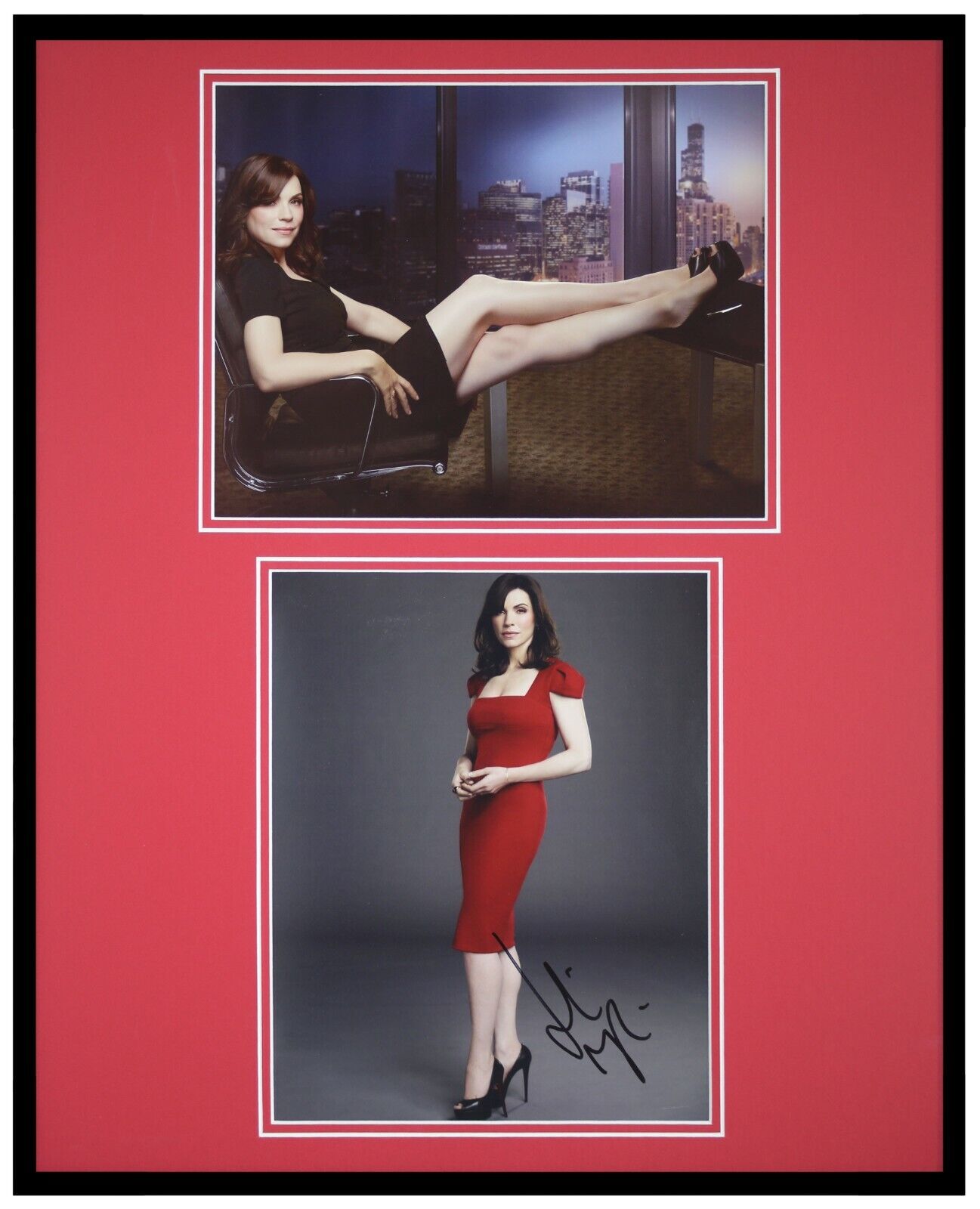 Julianna Margulies Signed Framed 16x20 Photo Display The Good Wife