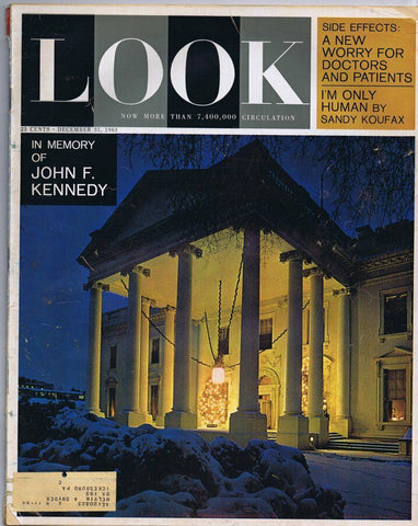 ORIGINAL Vintage Look Magazine December 31 1963 John F Kennedy JFK Memorial