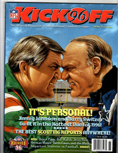 VINTAGE 1996 NFL Kickoff Magazine Jimmy Johnson Barry Switzer