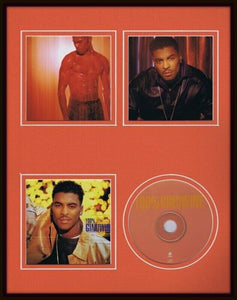 100% Ginuwine 1999 Framed 11x14 CD & Photo Display