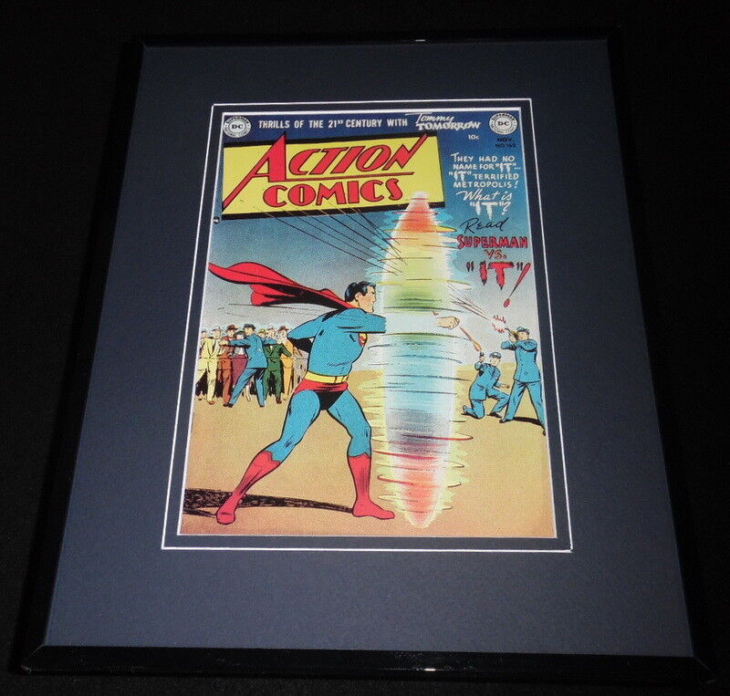 Action Comics #162 Framed 11x14 Repro Cover Display Superman vs It