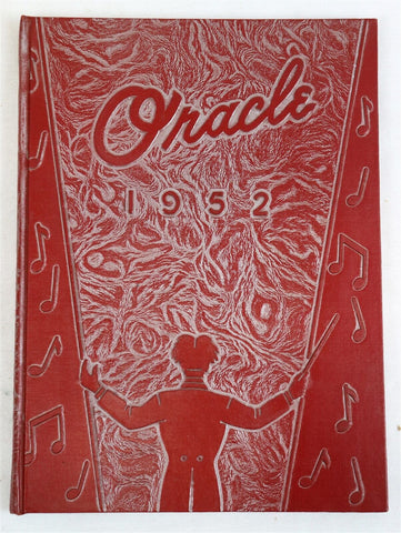 VINTAGE 1952 Waynesburg PA High School HS Oracle Yearbook