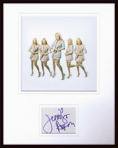 Jennifer Aspen Signed Framed 11x14 Photo Display Party of Five Glee Rodney