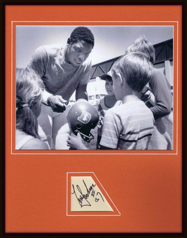 Tom Jackson Signed Framed 11x14 Photo Display JSA Broncos ESPN