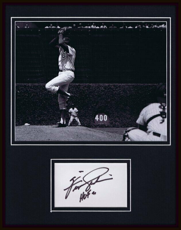 Fergie Jenkins Signed Framed 11x14 Photo Display Chicago Cubs