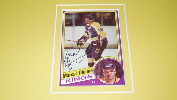 Marcel Dionne Signed Framed 11x17 Photo Display Kings