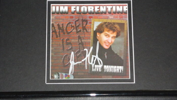 Jim Florentine Signed Framed 11x17 Photo Display Crank Yankers Special Ed