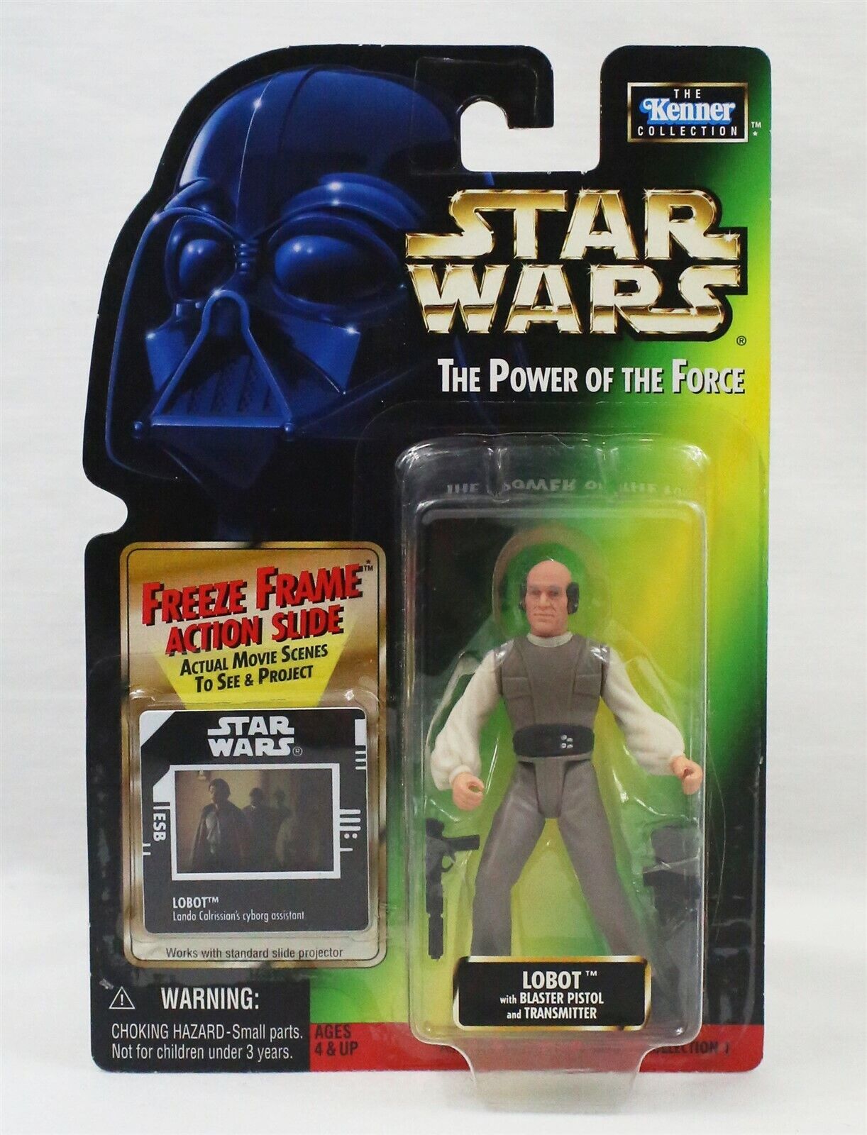 VINTAGE SEALED 1998 Star Wars POTF Freeze Frame Lobot Action Figure