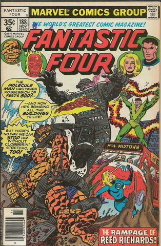 Fantastic Four #188 ORIGINAL Vintage 1977 Marvel Comics 