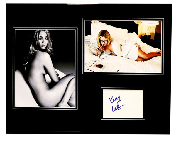 Kaley Cuoco Signed Framed 16x20 Photo Set Big Bang Theory The Stewardess