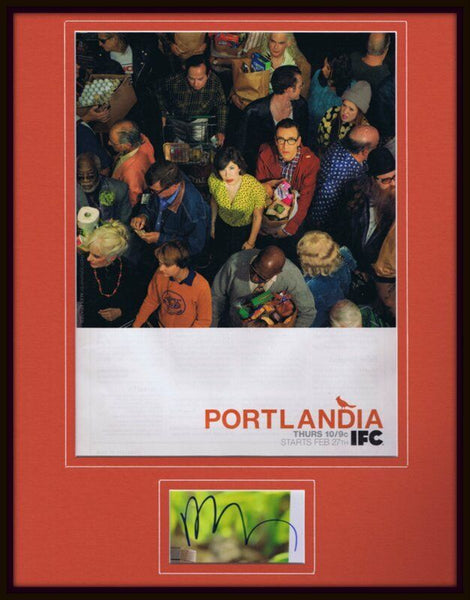 Fred Armisen 11x14 Signed Framed 2014 Portlandia Advertising Display