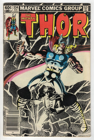 Thor #334 ORIGINAL Vintage 1983 Marvel Comics Frogger