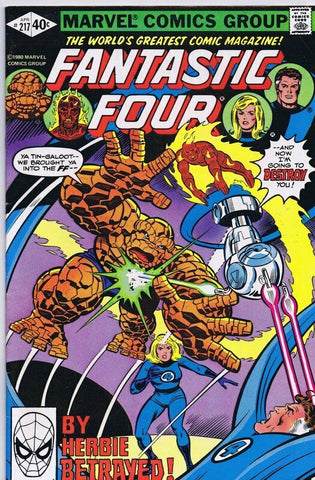 Fantastic Four #217 ORIGINAL Vintage 1980 Marvel Comics  