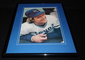 George Brett Framed 11x14 Photo Display 1981 KC Royals