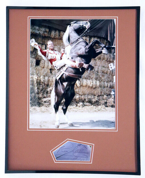 Rex Allen Signed Framed 16x20 Photo Display 