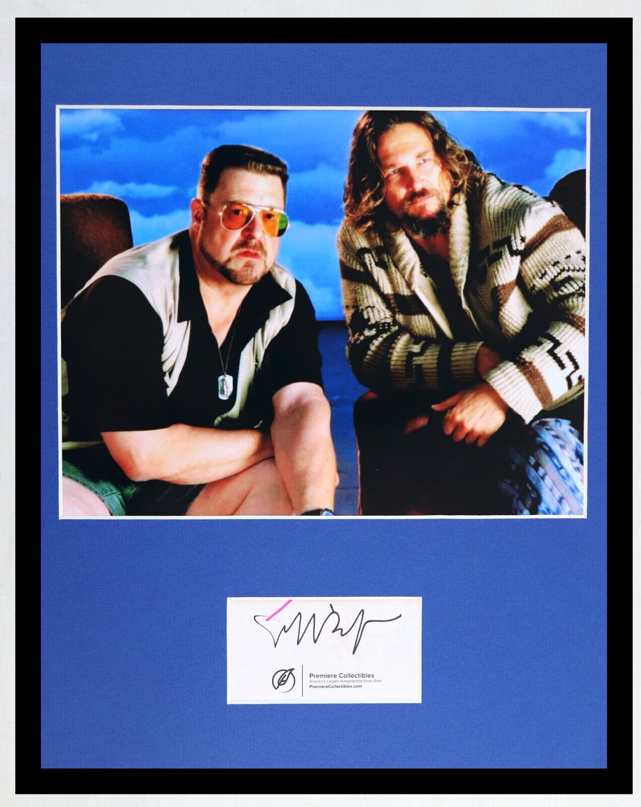 Jeff Bridges Signed Framed 11x14 Photo Display PREMIERE Big Lebowski w/ Goodman