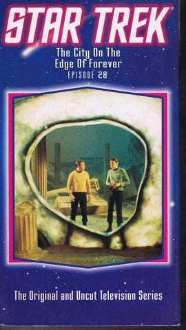 Star Trek Episode 28 City on the Edge of Forever VINTAGE VHS Cassette  