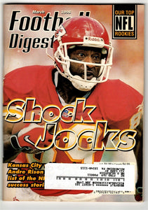 VINTAGE Mar 1998 Football Digest Magazine Andre Rison Chiefs