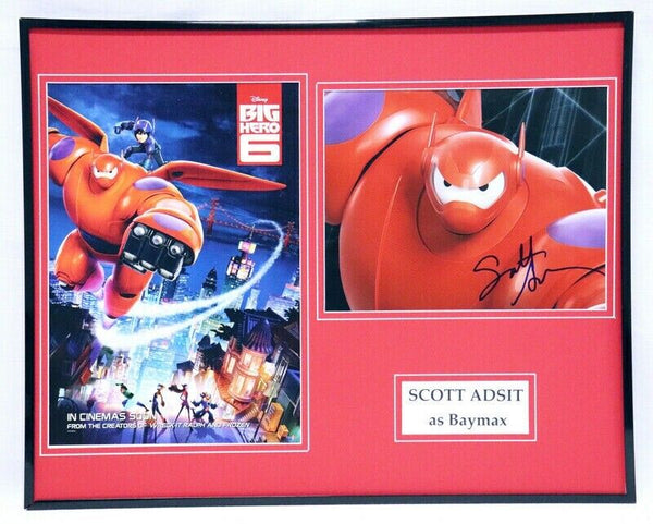 Scott Adsit Big Hero 6 Signed Framed 16x20 Photo Poster Set JSA