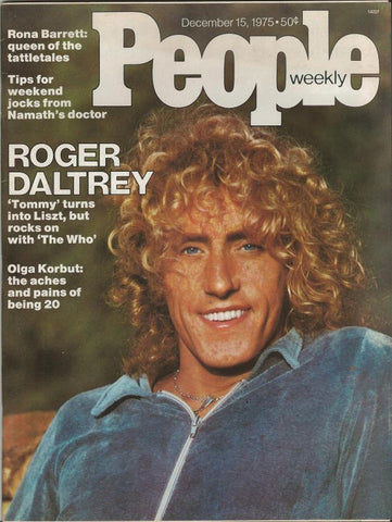 People Weekly Magazine December 15 1975 Roger Daltrey The Who Tommy