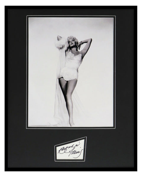 Rhonda Fleming Signed Framed 16x20 Photo Display