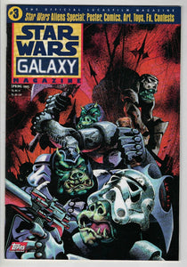 Topps Star Wars Galaxy Magazine #3 VINTAGE 1995