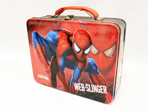 ORIGINAL Vintage 2010 Marvel Spider-Man Spider Sense Metal Lunch Box