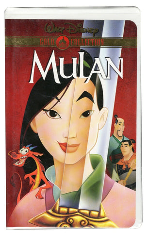 Disney Mulan VINTAGE VHS Cassette in Clamshell Case