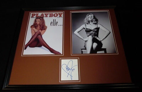 Elle MacPherson Signed Framed 16x20 Photo Set JSA