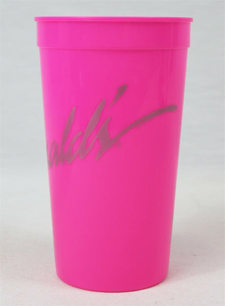 VINTAGE McDonald's Restaurant Large Pink Plastic Value Meal Cup