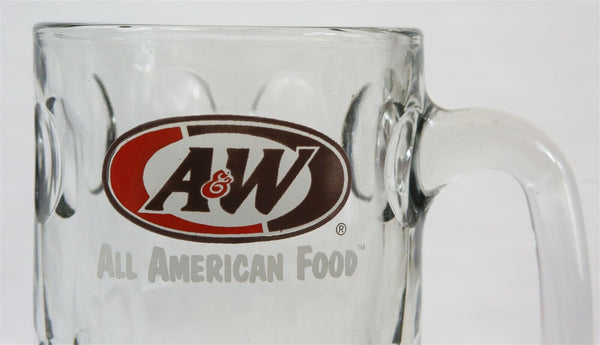 VINTAGE A&W Root Beer Heavy Thick Glass Mug