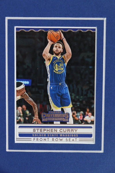 Stephen Curry Framed 11x17 Card +  Photo Display Warriors