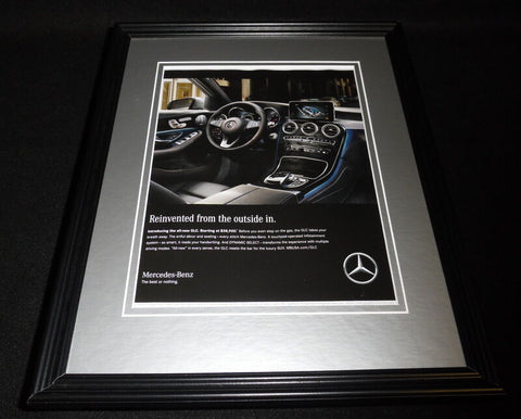 2015 Mercedes Benz GLC Framed 11x14 ORIGINAL Advertisement