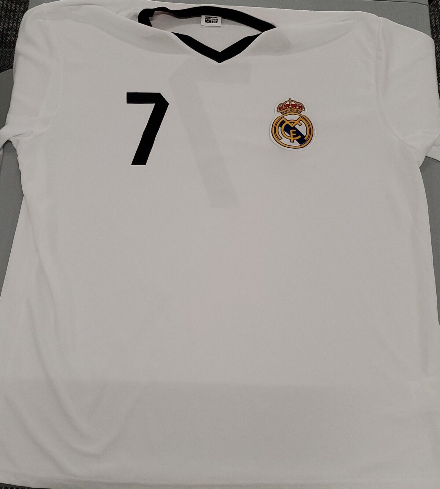 Real Madrid Football Soccer Jersey Shirt Ronaldo White #7 XL