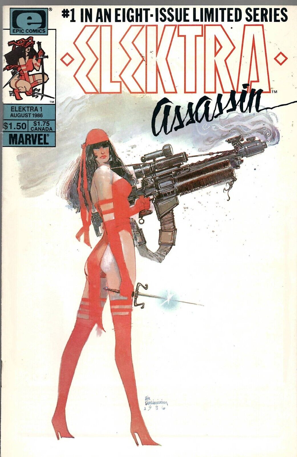 Elektra Assassin #1 VINTAGE 1986  Marvel Comics GGA