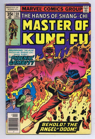 Master of Kung Fu #59 ORIGINAL Vintage 1977 Marvel Comics Shang Chi