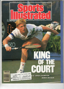 Sep 18 1989 Sports Illustrated Magazine Boris Becker